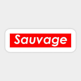 Sauvage Sticker